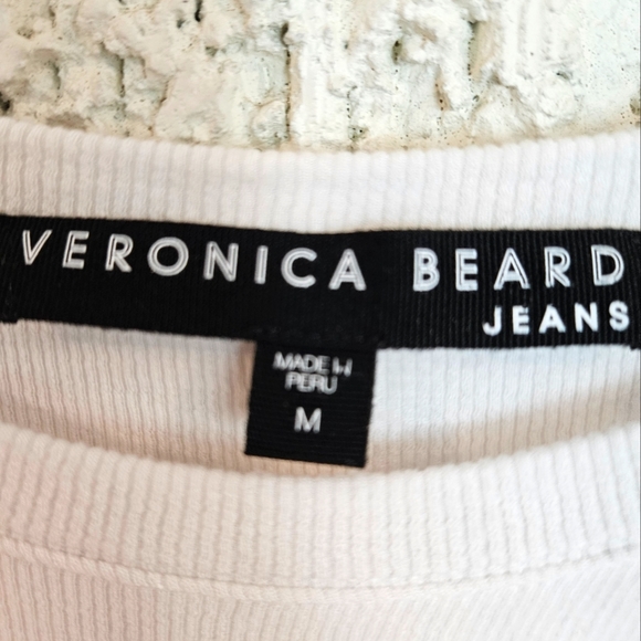 Veronica Beard Jeans Clement Ruched Long Sleeve Top - Picture 4 of 5